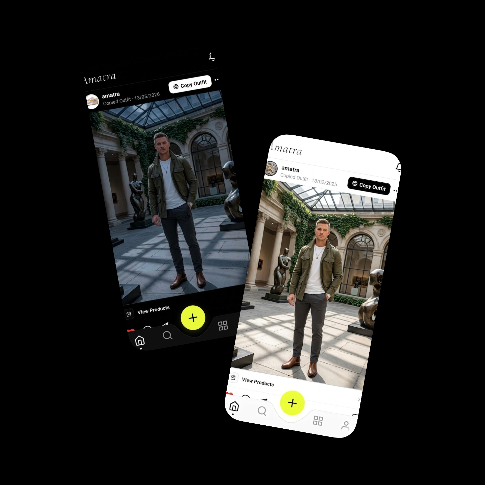 Social fashion feed